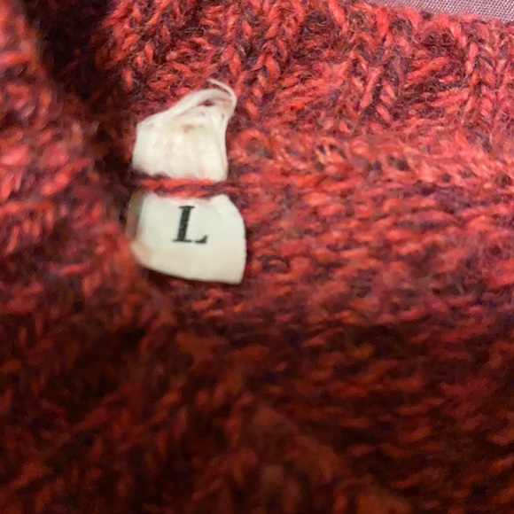 knit red sweater - Picture 3 of 3